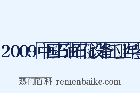 2009中国石油石化设备工业年鉴是什么意思的图片